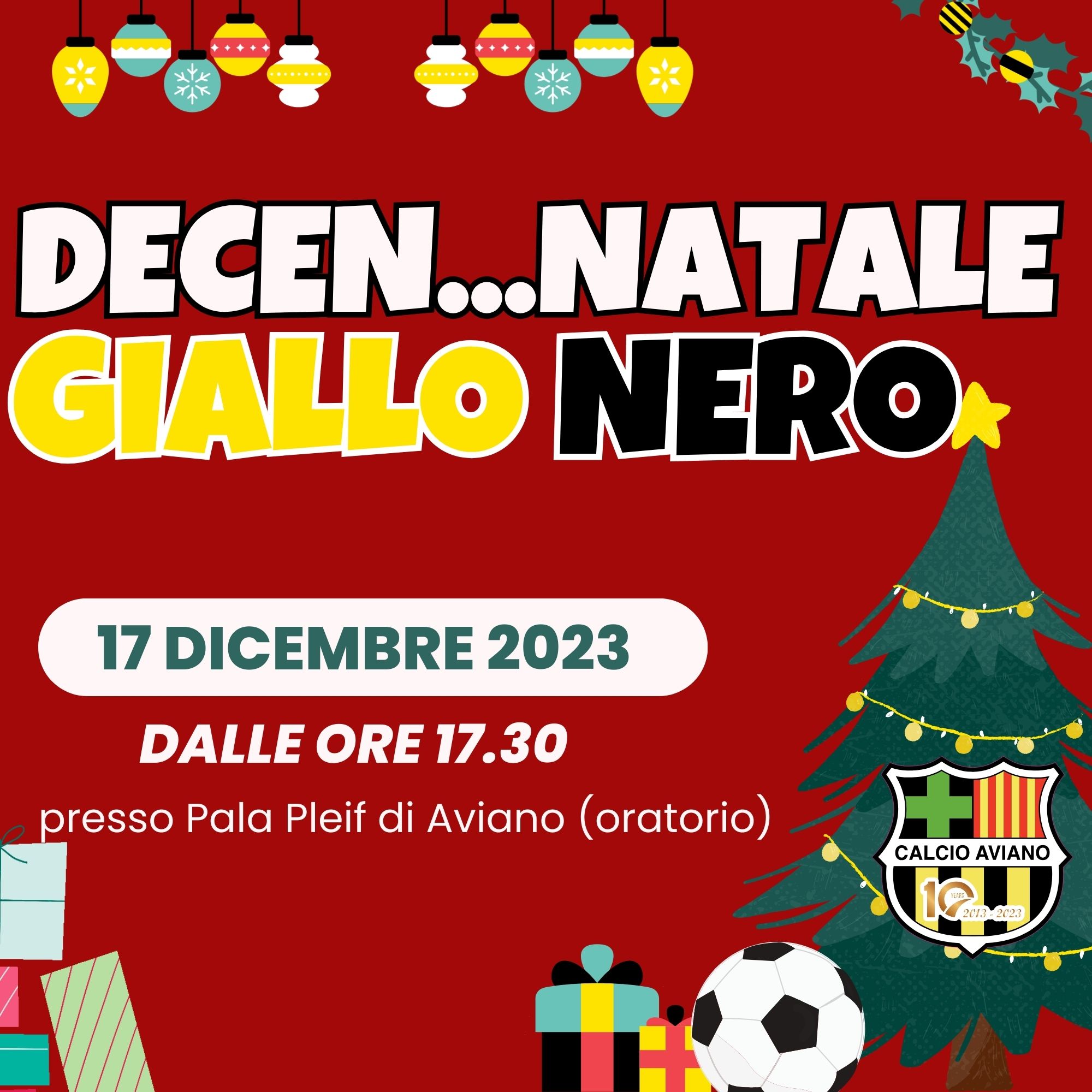 Immagine del post - Decen… Natale giallo nero