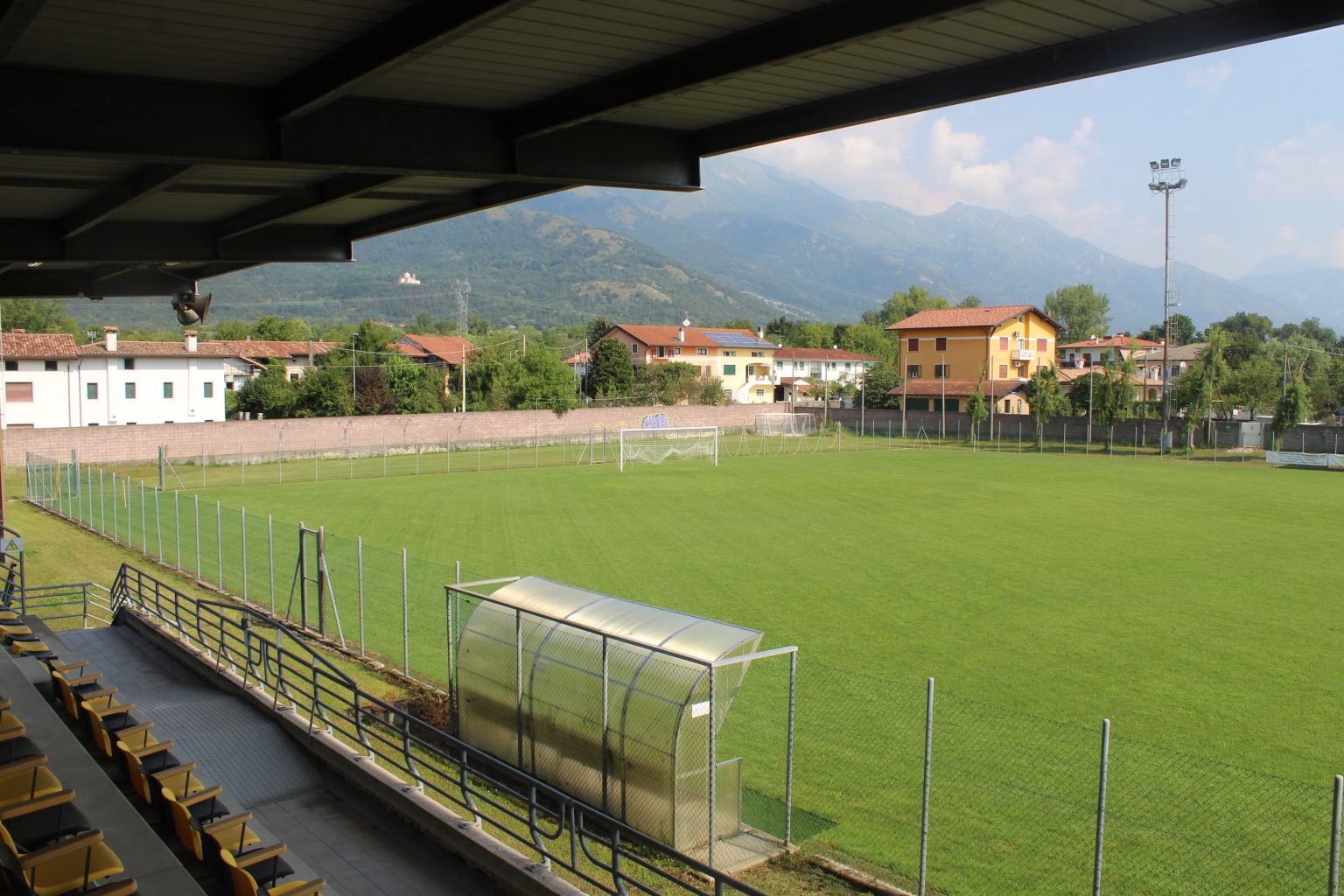 Lo stadio A. Cecchella di Aviano